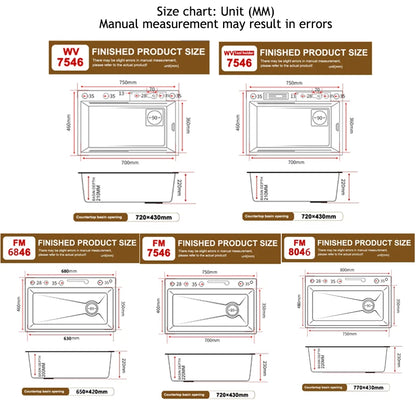 Edelstahl Küchen spüle Digital anzeige großes Single Slot hotel Multifunktion waschbecken mit Wasserfall Wasserhahn Wohnung