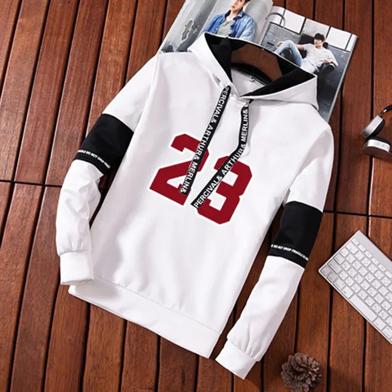 Sports Daily Hot Sale Casual Men's Tracksuit Hooded Long Sleeves Single Piece Sweatshirts And Sweatpants Comfort Outdoor Jogging.