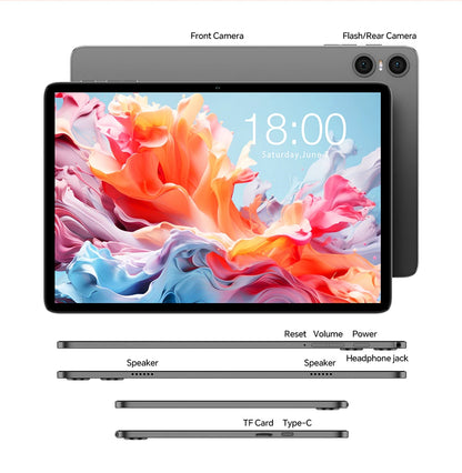 Teclast P30T Case 10-Inch Android Tablet 15 Max 12Gb Ram 128Gb Rom T606 8-Core All-In-One Keyboard/Case/Mouse/Stylus/Headphone/Stand