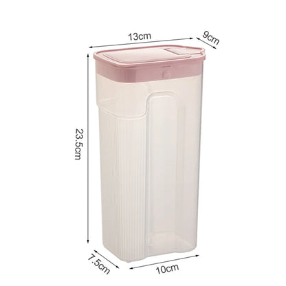 Food Grade PP Storage Box Sealed Grain Rice Container Organizer Moisture-Proof Fresh-keeping Tank Jars Kitchen Accessories.