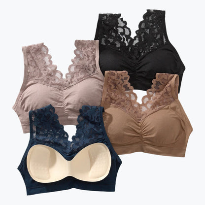 Women Laces Yoga Bras Tops lady Push Up Cotton Sport Sexy Bra Women Intim Lingerie Top Fitness Gym bra.