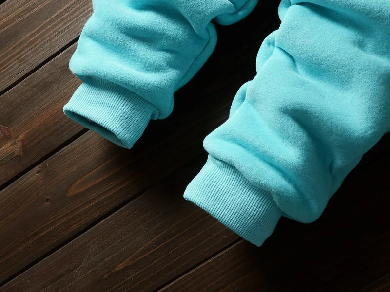 Baby Warm Clothes Sets Autumn Winter Boys Girl Thick Velvet Sport Suits Kids Clothes Outfits Infant Tops+Vest+Pants 3Pcs 0-4Y.