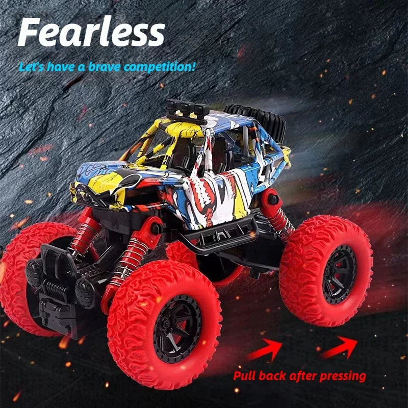 Children's toy car high-speed off-road vehicle outdoor toy off-road vehicle model inertia climbing stunt vehicle children's gift.