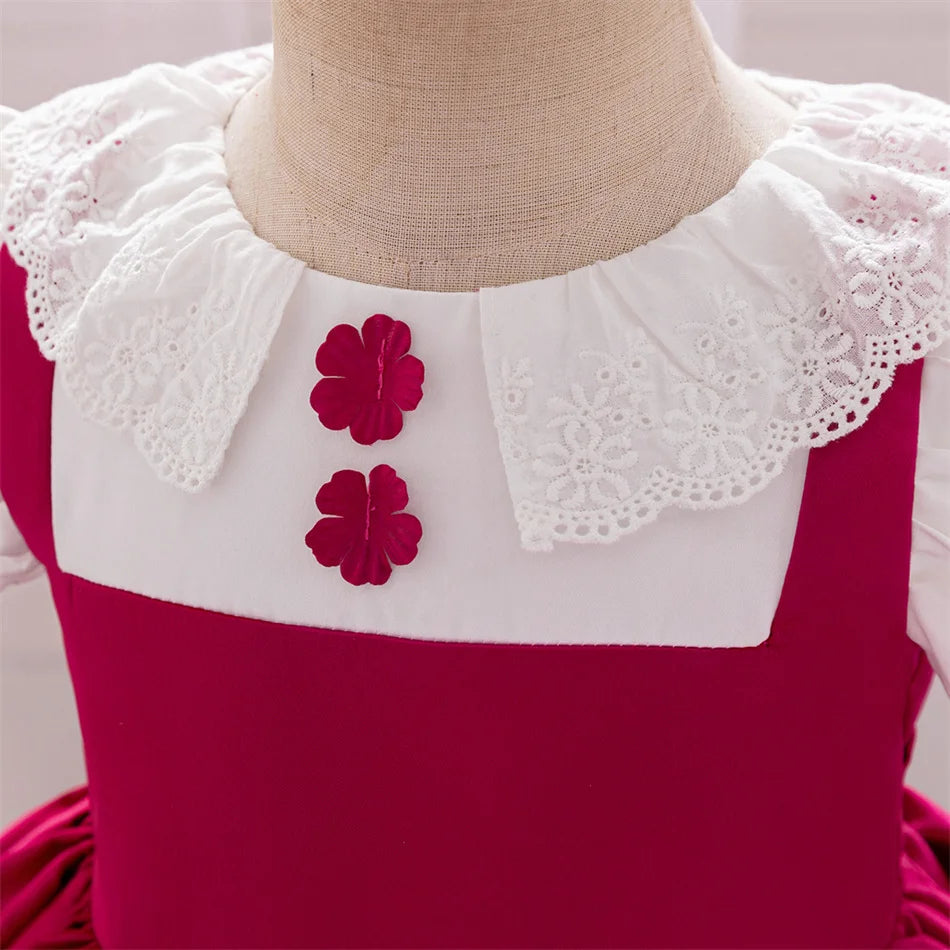 Mädchen Martha Cosplay Prinzessin Kleid Kleinkind Cartoon Bär Bühne Leistung Kleidung Kinder Karneval Party Maskerade Kleidung.