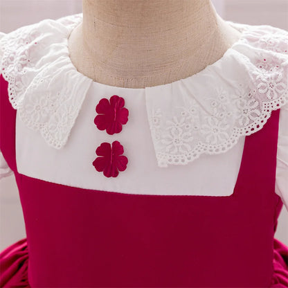 Mädchen Martha Cosplay Prinzessin Kleid Kleinkind Cartoon Bär Bühne Leistung Kleidung Kinder Karneval Party Maskerade Kleidung.