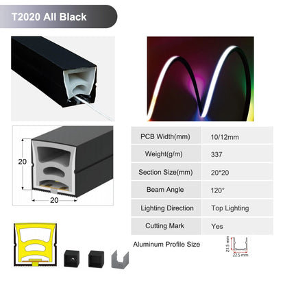 Silicone Neon Tube IP67 Waterproof Flexible Soft Silica Gel Sign 1m 2m 3m 4m 5m For WS2811 WS2812B 5050 2835 COB LED Strip Light