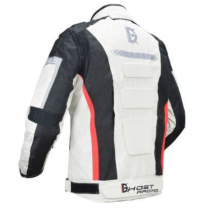 GHOST RACING Motorcycle Racing Jacket Man Waterproof Dirt Bike Pants Set With Protection Racing Suit Motocross Jacket Motor Suit.