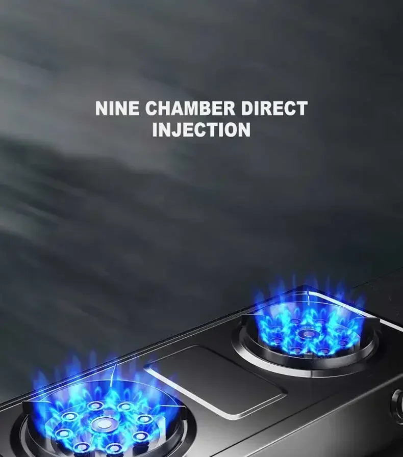 Gas Stove, Double Stove, Desktop, Sudden Fire Extinguishing Protection, Household Liquefied Gas, Natural Gas Gas Stove.