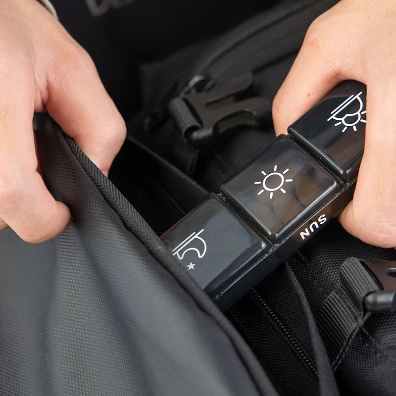 Weekly 6/7/8/10/21 Grids Pill Box Medicine Organizer Black Plastic Storage Box Container Portable Pill Case.