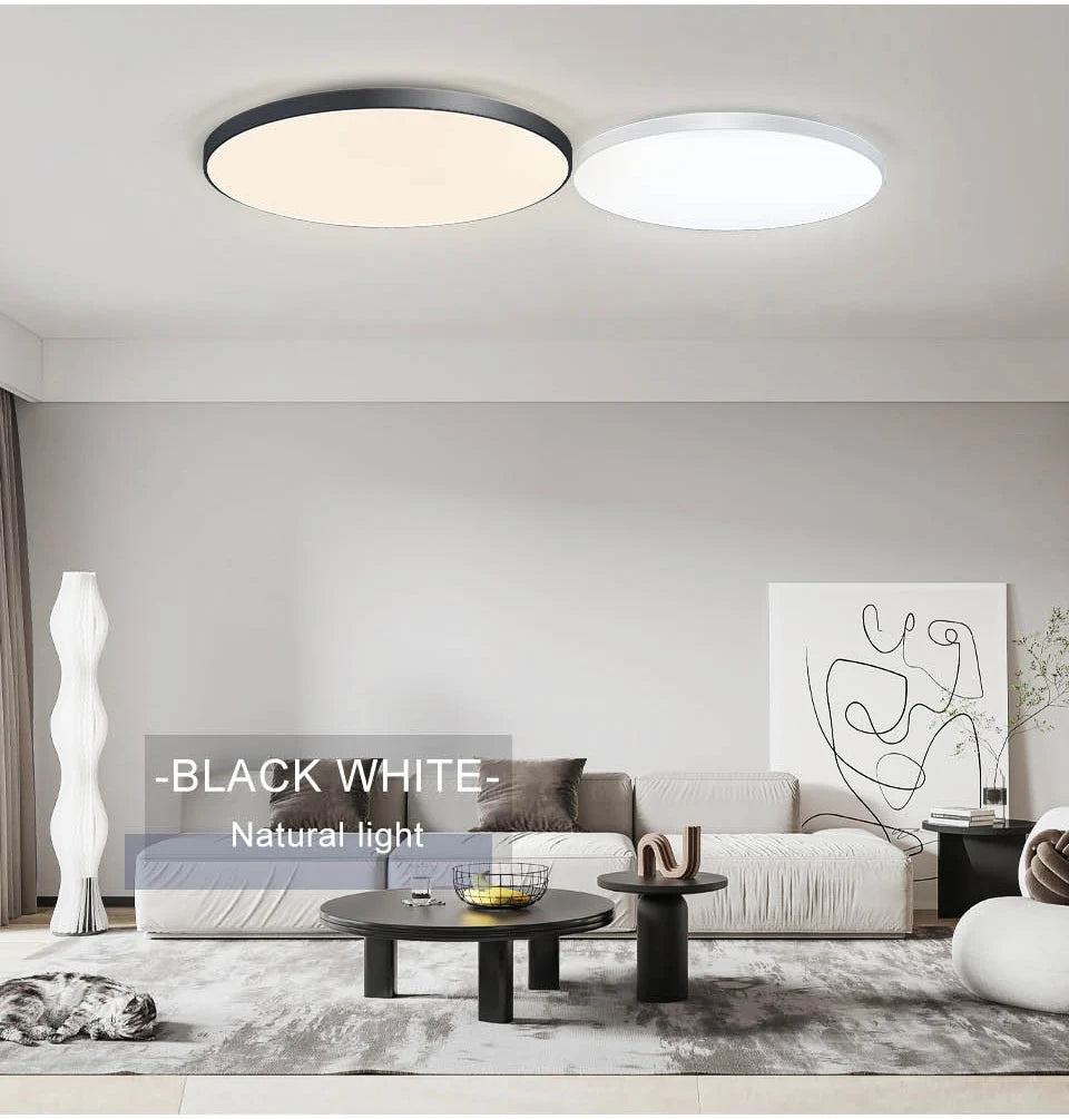 Intelligente LED-Deckenleuchte, 36 W, 50 W, dimmbar, moderne LED-Deckenleuchten mit APP-Fernbedienung für Schlafzimmer, Wohnzimmer.