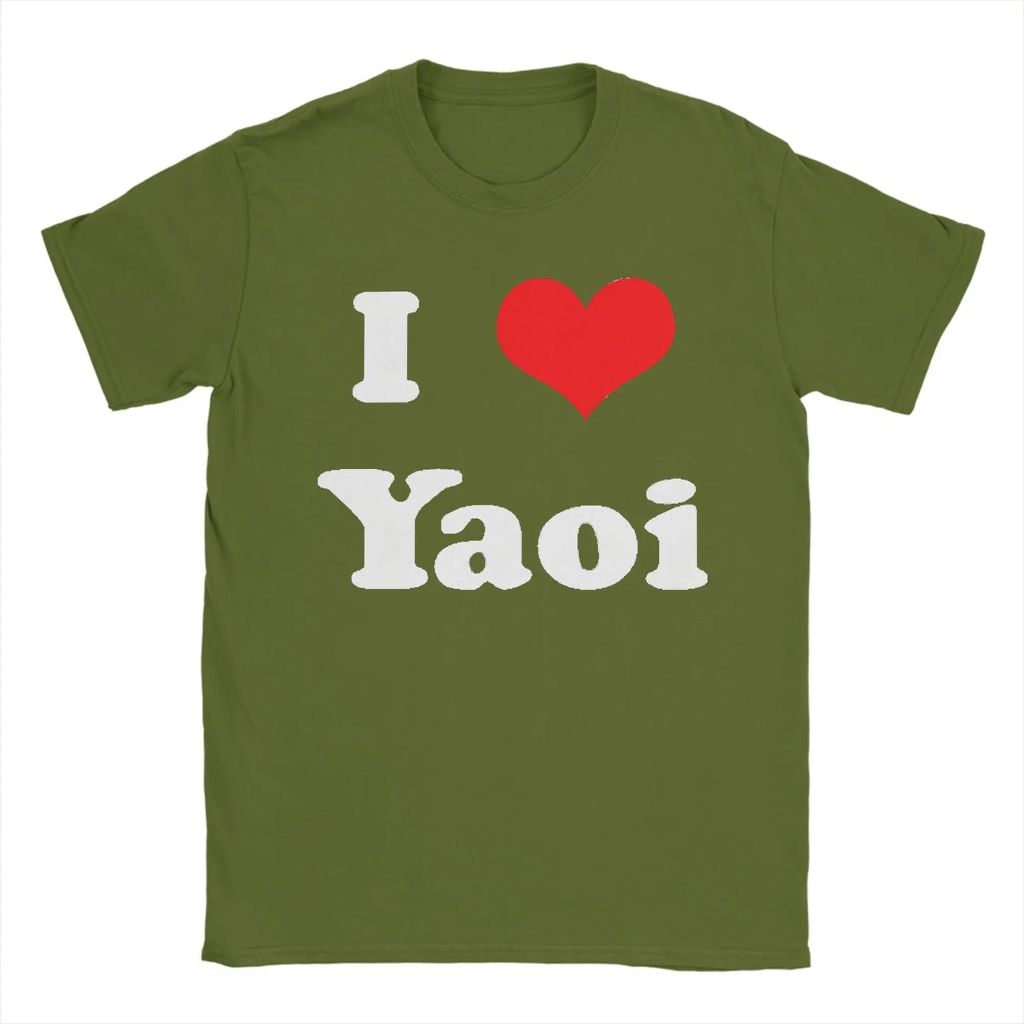 Funny I Love Yaoi T-Shirts Men O Neck Cotton T Shirt  Short Sleeve Tee Shirt Birthday Present Tops.