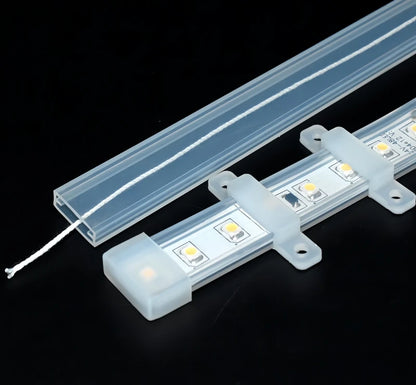 1-10m White/Transparent Neon Silicone Tube LED Rope Lamp Waterproof Diffuser Cover For 8/10/12m RGB Flexible Strip Light Channel.