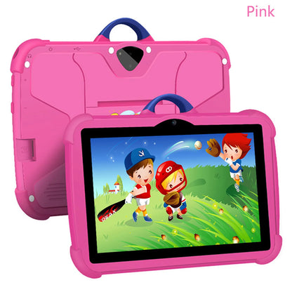 New Cartoon Pattern Kids Tablet 7 Inch Quad Core 4GB RAM 64GB ROM Android Learning Education Games Tablets Children's Gifts.