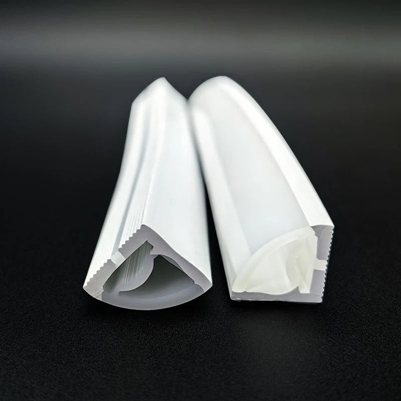 1-10m 90° Glowing LED V-Type Neon Silicone Tube Rope Lamp Flexible Waterproof Channel For WS2811 WS2815 Outdoor Neon Strip Light.