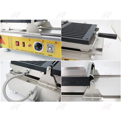 ITOP WF-CP Commercial Biscuit Stick Waffle Machine Chips Threaded Fries Shape Waffle Maker Cooking Maker Ideal for Street Food.