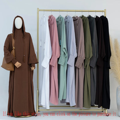 Eid Batwing Satin Shimmer Soft Crepe Abaya Dubai Luxury 2024 Islam Muslim Maxi Kaftan Dress Kebaya Abayas For Women Vestidos.