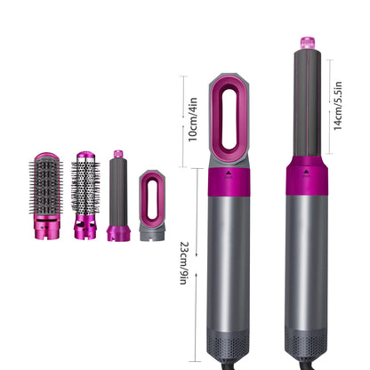 Professional 5-in-1 Hair Dryer Electric Hair Brush For Dyson Airwrap Automatic Hair Curler Straightener Hot Air Comb Home Use.