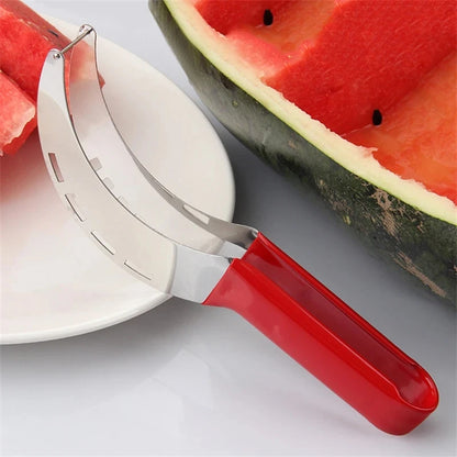 Stainless Steel Windmill Watermelon Cutter Artifact Salad Fruit Slicer Cutter Tool Watermelon Digger Kitchen Accessories Gadgets.