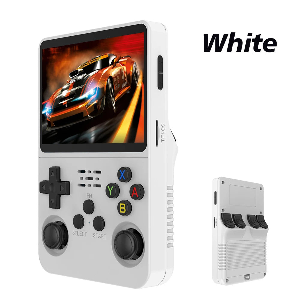 R36S Retro Handheld Video Game Console Linux System 3.5-inch IPS Screen Portable Handheld Video Player 64GB 15000 Games.