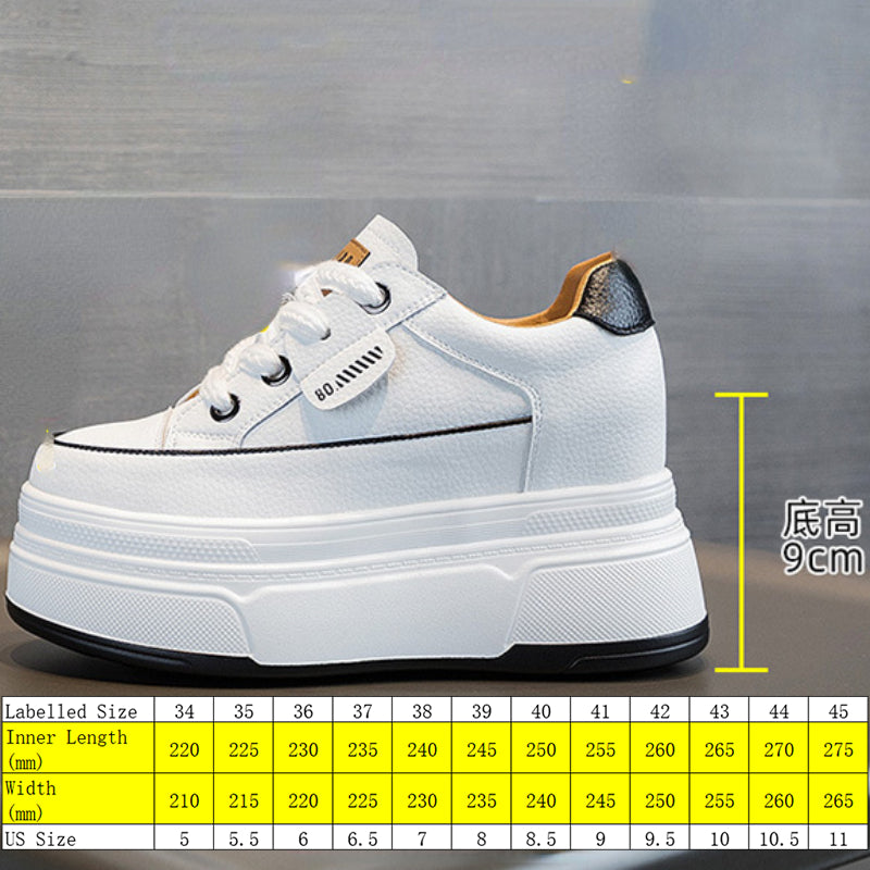 Fujin 9cm Cow Suede Genuine Leather Women Vulcanized Shoes Platform Wedge Skate Boarding High Brand Heels Casual Summer Shoes.