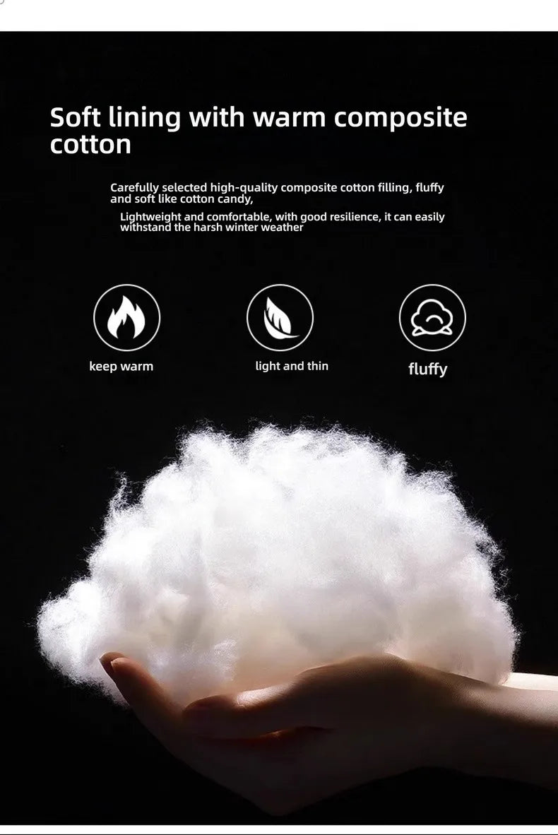 Top Grade Designer New Brand Men Parka Jacket Thick Casual Fashion Hooded Cropped Windbreaker Quilted Bubble Coats  Mens Clothes.