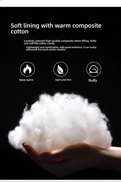 Top Grade Designer New Brand Men Parka Jacket Thick Casual Fashion Hooded Cropped Windbreaker Quilted Bubble Coats  Mens Clothes.