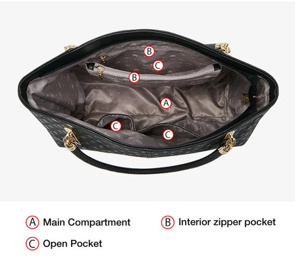 FOXER Brand Genuine Leather Handbag Winter Women Original Design Shoulder Bag Luxury Tote Large Capacity Lady Bag Chrismas Gift.