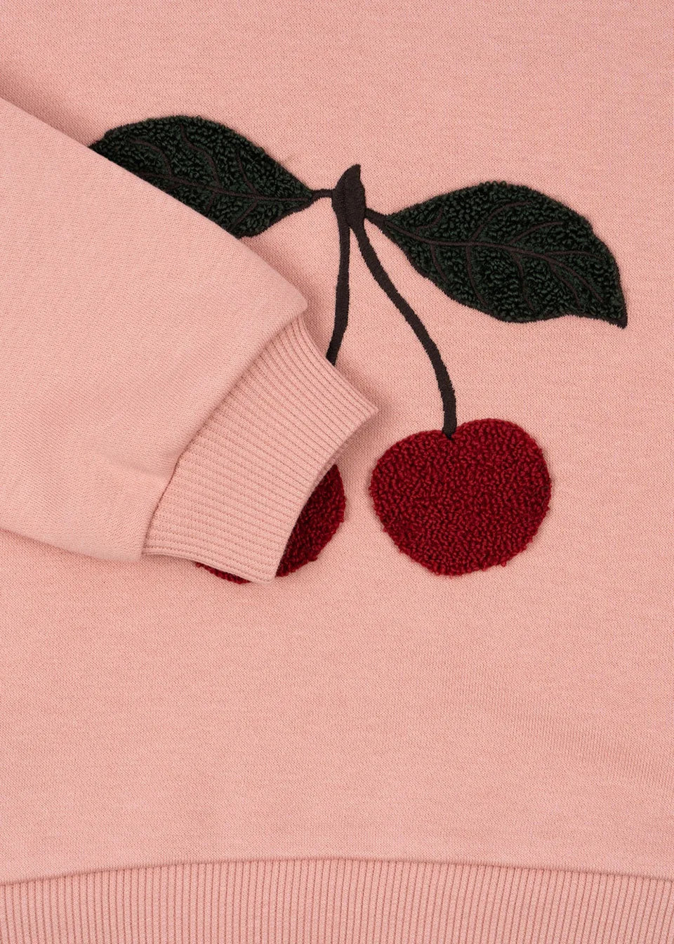 Konges Slojd AW Baby Girls Sweatshirts + Pants 2 Pcs Sets Lambswool Cherry Jackets Kids Clothes Girls Print Dresses Coats 1-9Yrs