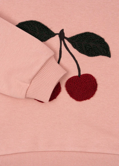 Konges Slojd AW Baby Girls Sweatshirts + Pants 2 Pcs Sets Lambswool Cherry Jackets Kids Clothes Girls Print Dresses Coats 1-9Yrs