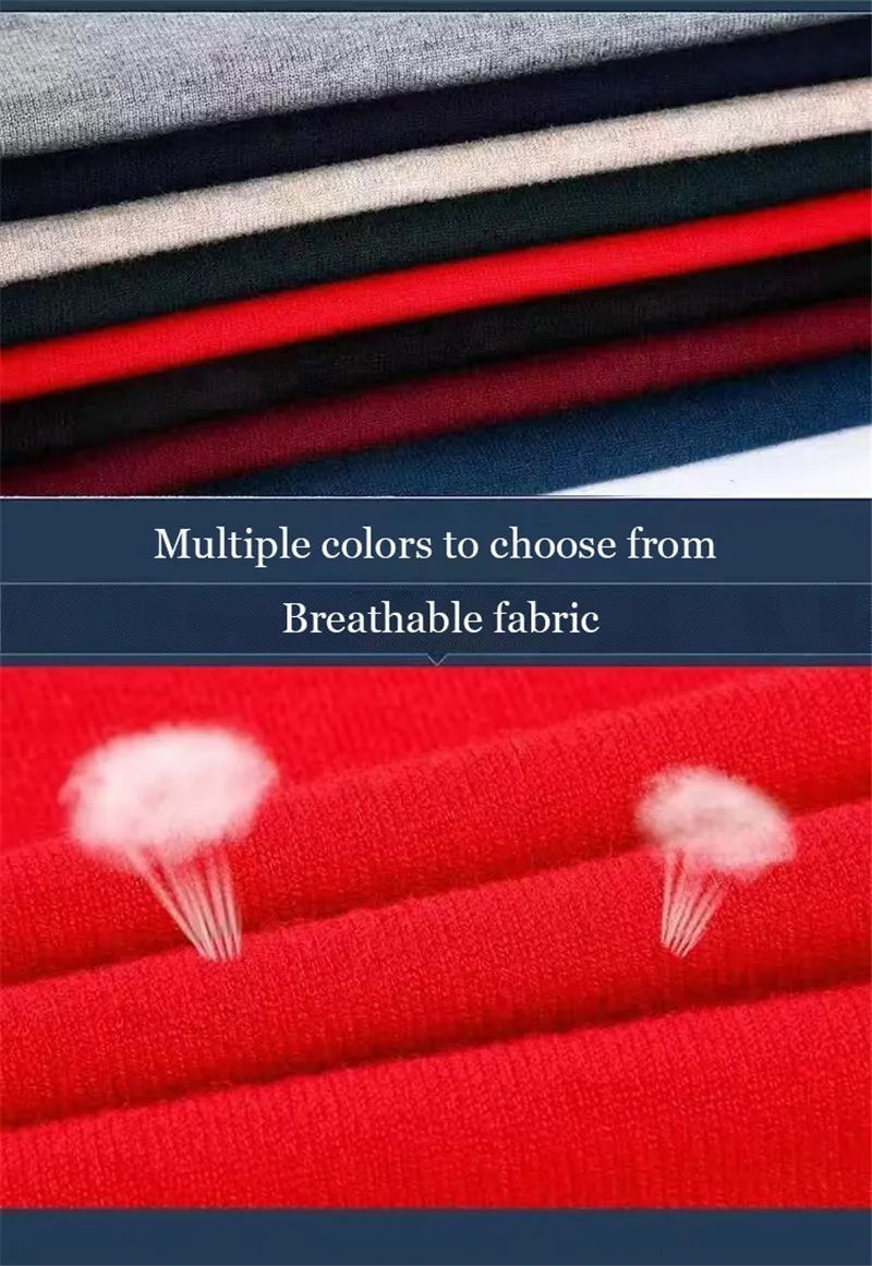 Luxury Men Cashmere Sweater 100% Merino Wool Buttoned Pullover Autumn Winter Polo Collar Knitwear Male Casual Warm Jumper Tops.