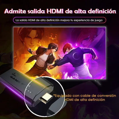 Retro Video Game Console Stick M8 Wireless Controller 4K 20000 Emulators 9 Built-in Games PS1 Compatible Gift for Kids.