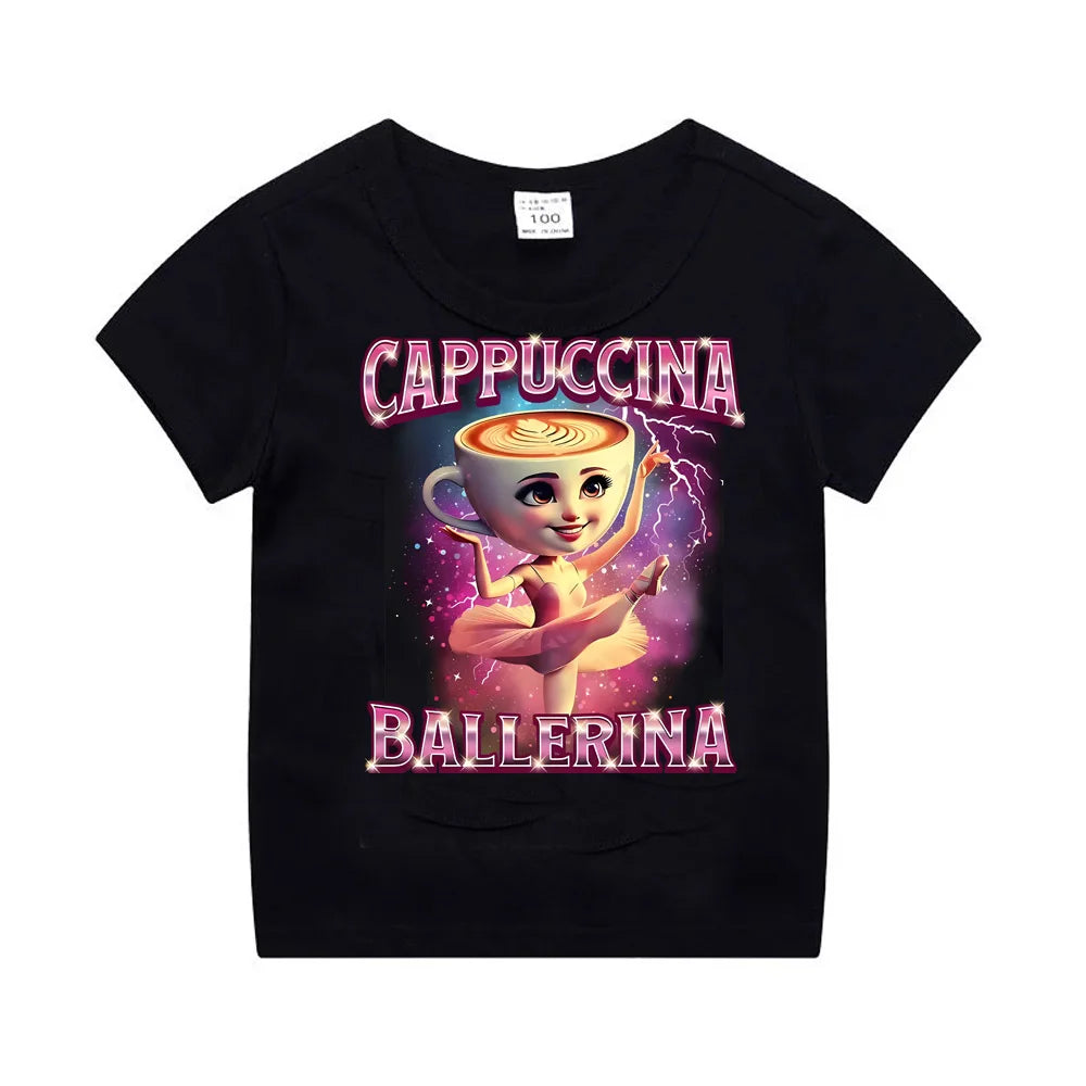 Just A Boy Who Love Brainrot Meme Italian Bootleg Boys Girls Kids T-Shirt AI Italian Animals Y2k Graphic Outfit Cotton Tees.