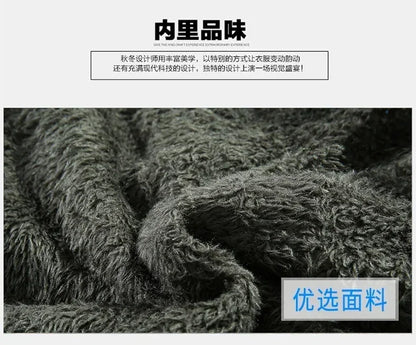 Parkas Coat Military Windproof Hooded Jackets Man Washed Cotton Thick Fleece Casual New  Winter Warm Varsity Jacket Men.