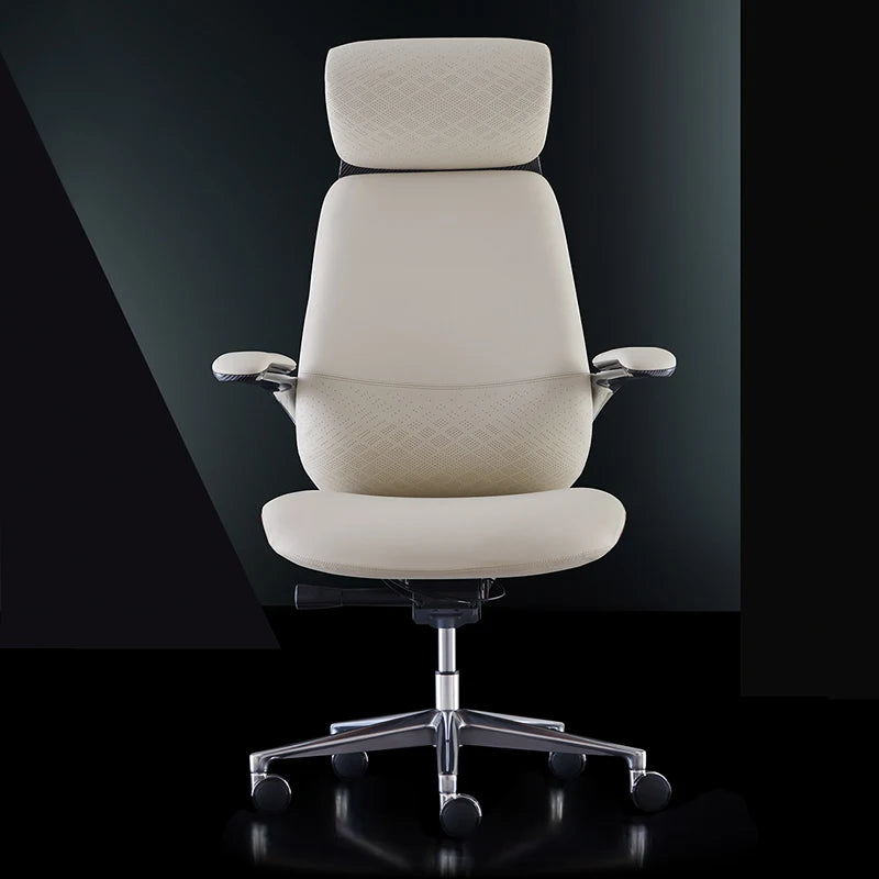 Studie Drehbarer Bürostuhl Liege Moderner Lazy Ergonomischer Thron Leder Bürostuhl Nordic Computer Mobilya Salonmöbel