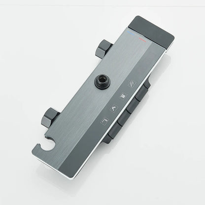 LCD Display Screen Shower Faucet Bathroom Hot Cold Control Background Lights Shower Set Piano Shower System Wall Mounted