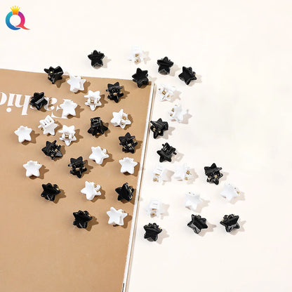 50Pcs Flower Hair Clips Multi color Mini Cute Hair Styling Accessories for Girls and Women Birthday Gifts,10 Colors at Least