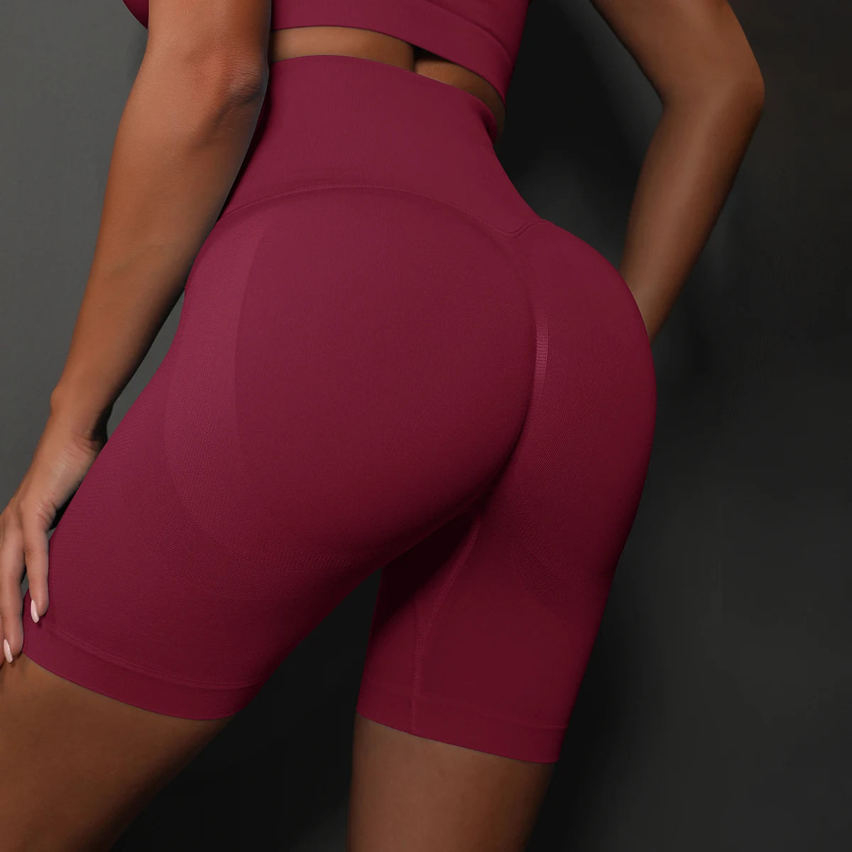 Yoga Shorts Women Sports Shorts Seamless Gym Workout Shorts High Waist Push Up Fitness Sports Shorts Cycling Shorts.