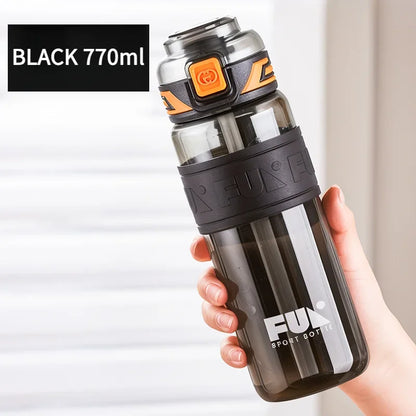 Portable Sports Water Cup For Men Tritan Material One Key Open Cover Fitness Cups High Temperature Seal Leakproof Kettle