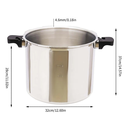 90Kpa 32cm Aluminum Alloy Explosion-Proof Pressure Cooker | Modern Pressure Pot with Lid | 22L/23Qt Kitchen Cooking Appliance.