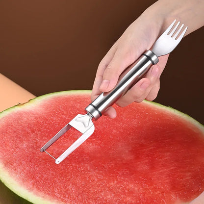 Stainless Steel Windmill Watermelon Cutter Artifact Salad Fruit Slicer Cutter Tool Watermelon Digger Kitchen Accessories Gadgets.