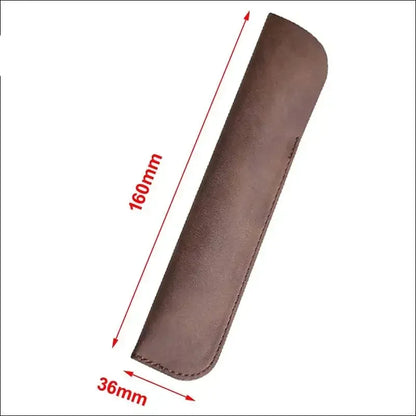 Leder Einzelner Füllfederhalteretui Stifthülle Beutel Kugelschreiber Bleistift Schutzhülle Halter für Männer Frauen Büro Business Geschenk.