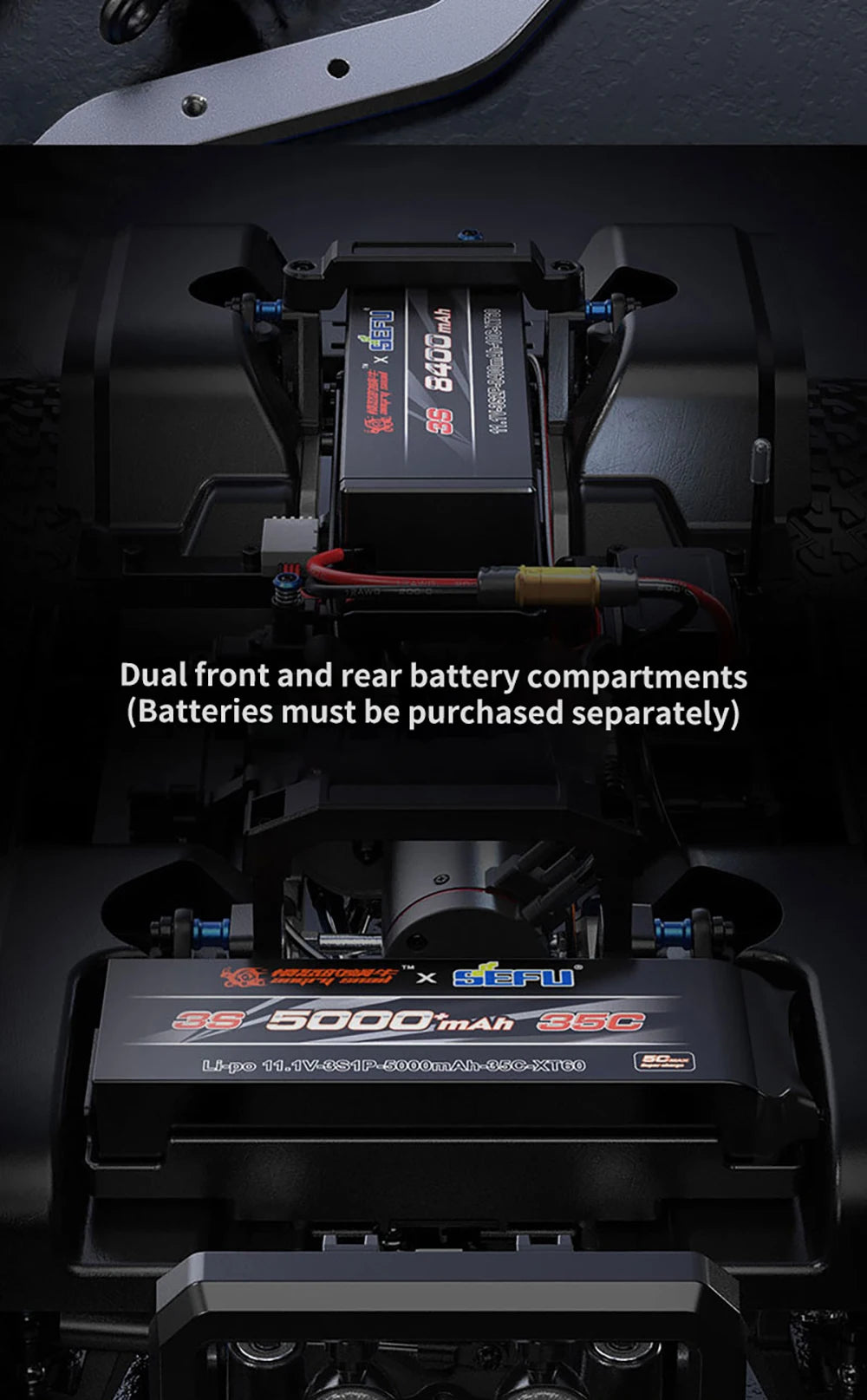 MJX in stock 1:8 Foc Westward H8h Defender Brushless 3s Off-road Differential Lock Remote Control Climbing Model Car Toy Gift.