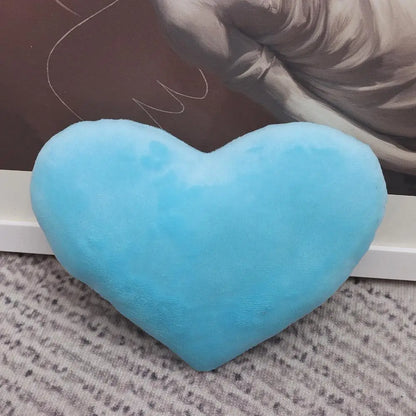 PP cotton Soft Pillow Comfortable Heart Plush Pillow Red Color Pink Color Stuffed Pillow Heart Shape Home Decorative