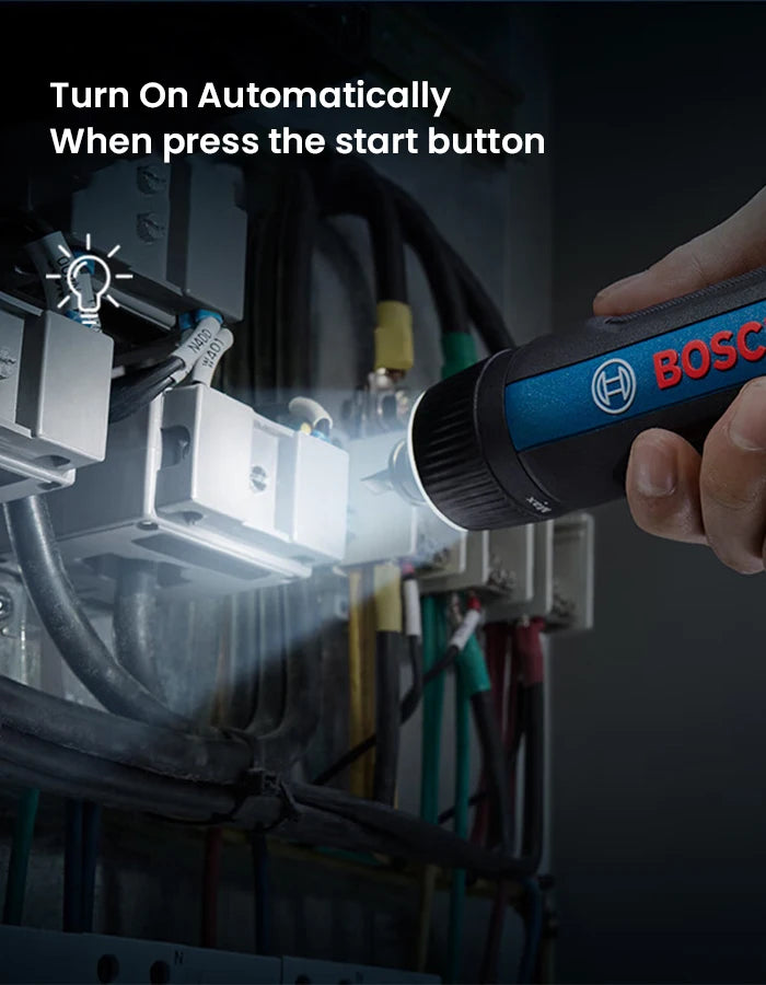 Bosch GO 3 Elektroschrauber-Set, 3,6 V, 5 Nm, kabellose Mini-Handbohrmaschine, wiederaufladbarer Schraubendreher, Bosch Multifunktions-Elektrowerkzeug