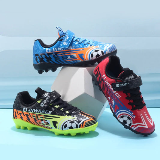 Mens Football Shoes Summer New Style Broken Nail Student Childrens Outdoor Sports Competition Practice Professional Soccer Shoes.