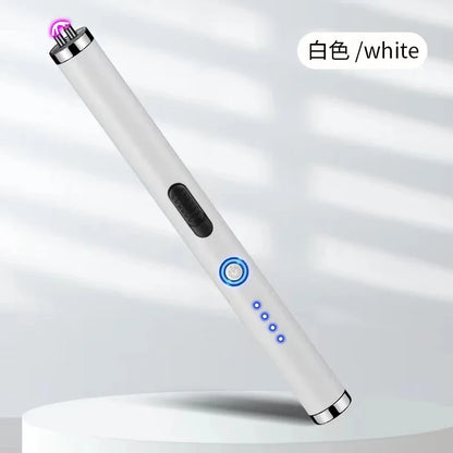 Outdoor Portable Pulse Ignition Gun, Gas Stove Candle BBQ Cooking Kitchen Double Arc Lighter, USB Electronic Lighter