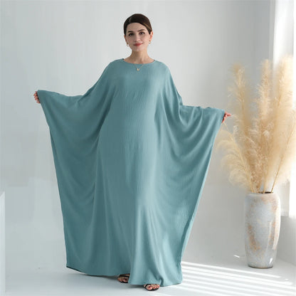 Ramadan Eid Baumwolle Leinen Khimar Abaya Set Dubai Muslim Sets Hijab Kleid Kaftan Abayas Kaftan Marocain Femme Vestidos Para Mujer