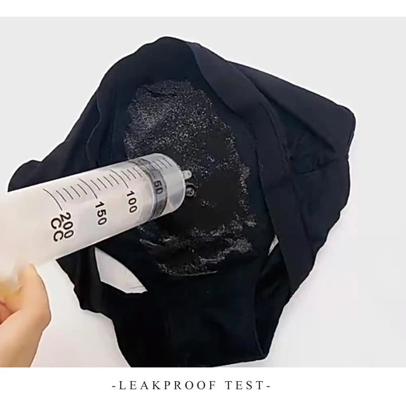 3Pc Heavy Flow Menstrual Panties For Women Period Underwear 4 Layer Absorbency Leakproof Physiological Sanitary Briefs EU Size.