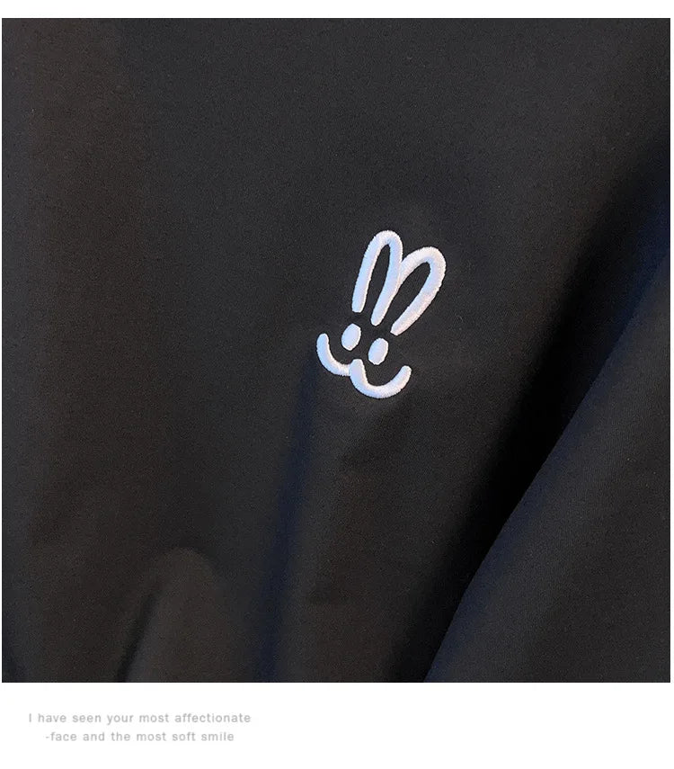 170kg plus size Damen büste Herbst lose Rundhals-Kaninchen-Sweatshirt Langarm lässig Top 6xl 7xl 8xl 9xl 10xl 11xl