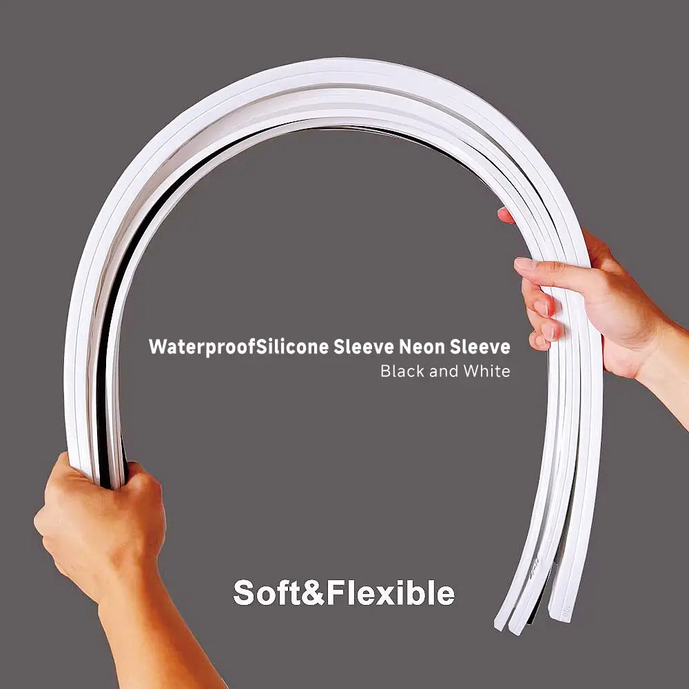 IP67 Waterproof Flexible LED Neon Silicone Light Tube for WS2812B WS2811 5050 RGB 5mm 8mm 10mm 12mm PCB Light Strip.